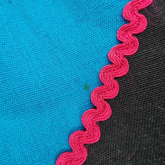 Vintage 90s Allure Womens Jacket Blazer Patchwork Hippie Artsy Embroidered Small - Picture 12 of 12